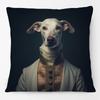 Victorian Princess Cat Labrador Dog Lord Greyhound Pet Portrait Print Cushion Cover Pillow Case