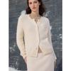 ELLE Floral Wool Blend Knitted Cardigan