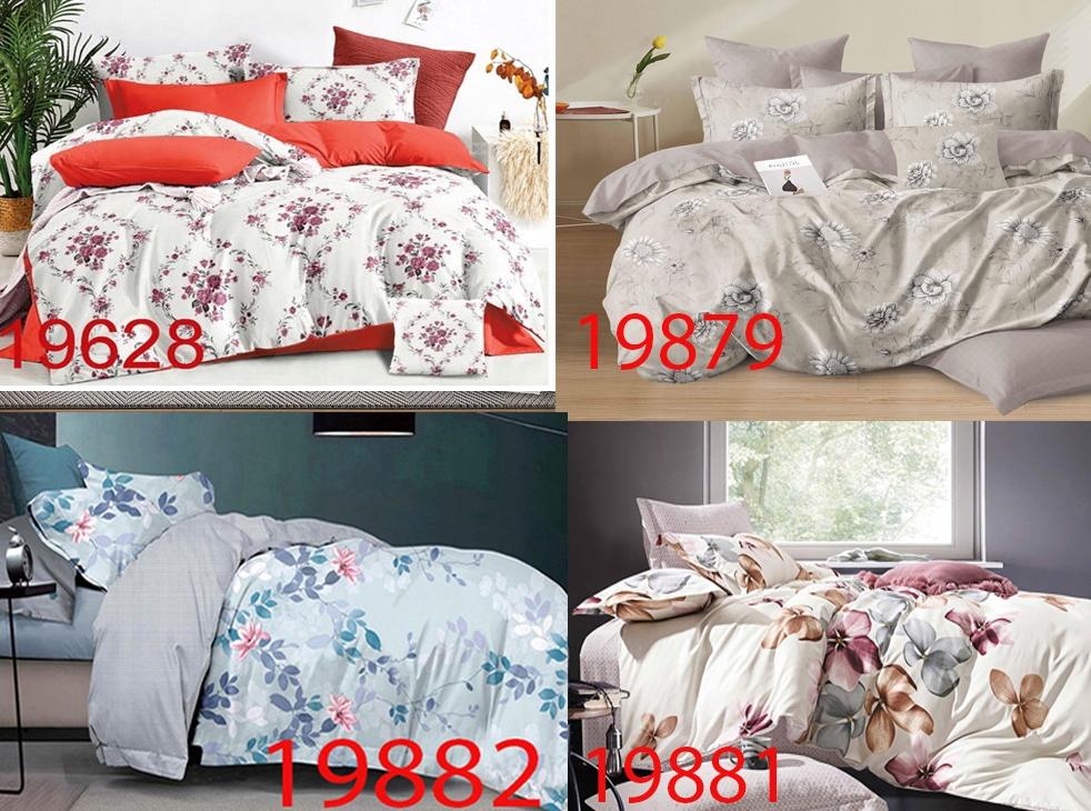 Warm flannel bedding 160x200 + pillowcases Polish, green herringbone