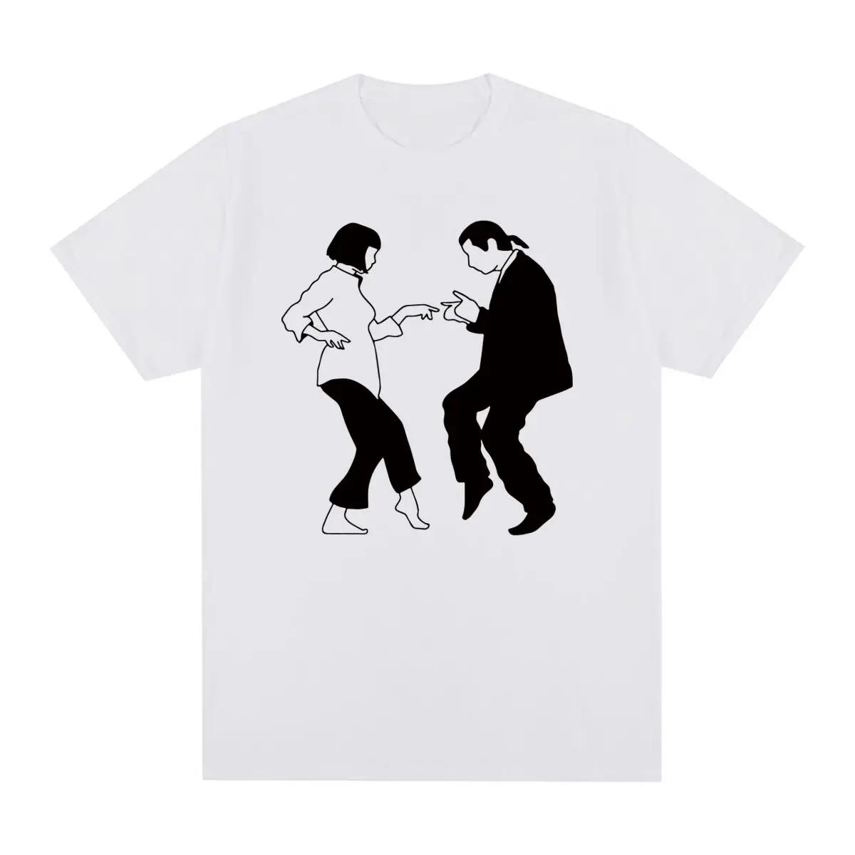 

Pulp Fiction Vintage Tshirt Classic Movie Gift for Fans Friends Creative Punk Fun Cotton Men T shirt New Tee Tshirt Womens Tops S