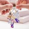 Letter Cup Chains Letter Bag Charm With Butterfly And Tassel Cute Trendy Backpack Pendant Mug Initial Keychain Water Bottle