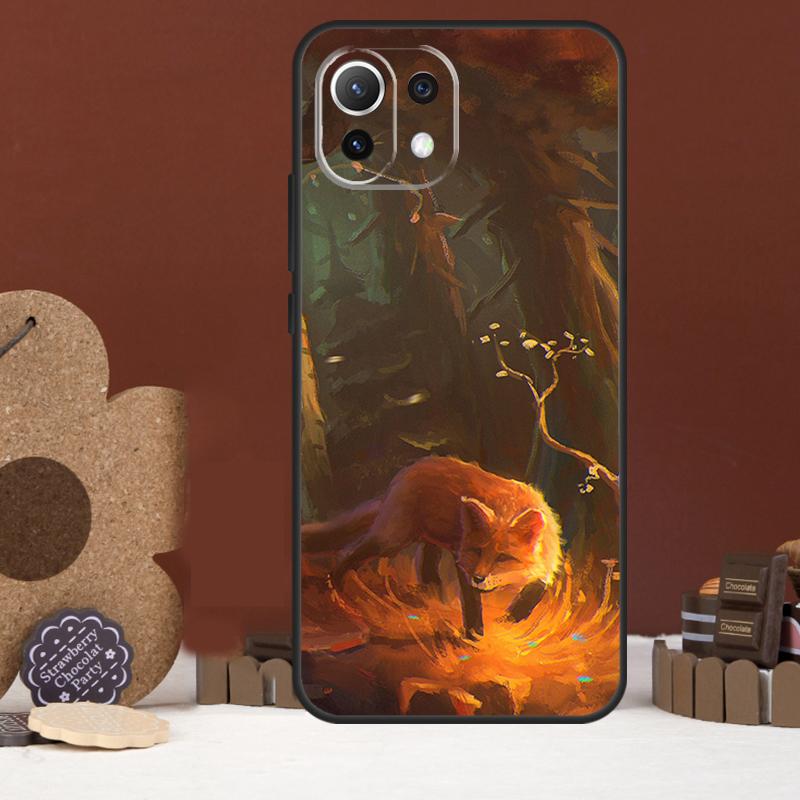 

Anime Fox Case For Xiaomi 15T 14T 13T 14 15 Ultra 17 Pro Max POCO F8 Ultra F5 F6 F7 X5 X6 X7 Pro Cover POCO X5 Pro