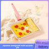Breakfast Pot Wheat Rice Stone Nonstick Household Rectangular Omelet Smokeless Tamago-yaki Pan(22 CM)