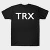 Чоловіча чорна футболка з принтом Trx No-Cut Папір для термопереносу Бавовняна футболка