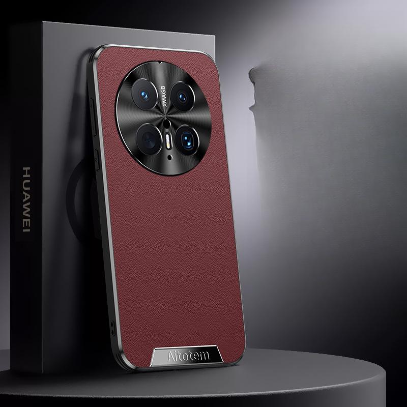 

Подходит для чехла для мобильного телефона Huawei Mate70pro Полностью закрывающий объектив M60 Противоударный 50 Бизнес 40 Высококачественный однотонный кожаный чехол Huawei Mate 40