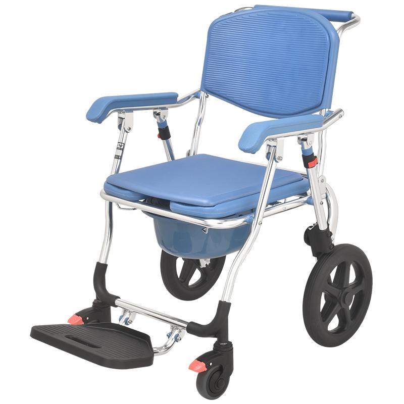 For Disabled Bathroom Chairs Bathing Folding Shower Commode Wheel Chairs Toilet for the Elderly Showers
