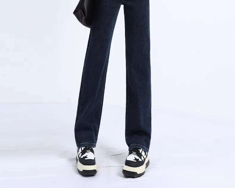 Women's Slimming High Waist Straight Leg Jeans - 2025 Spring & Autumn Petite Fit