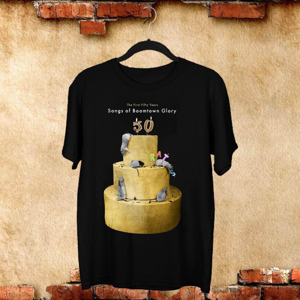 The Boomtown Rats The First 50 Years Songs Of Boomtown Gloryy Tshirt XXL