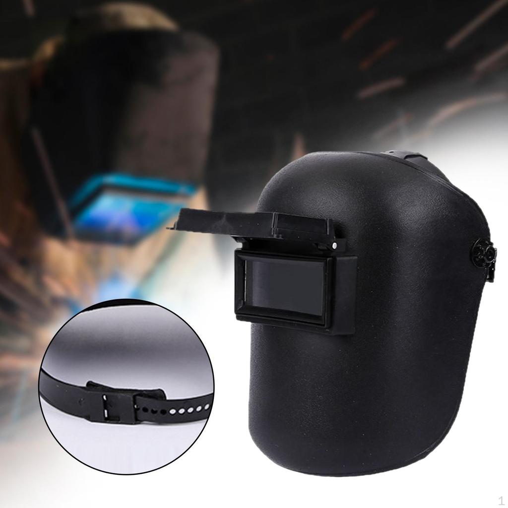 Flip up Welding Face Cover Auto Darkening and Clear Lens Multipurpose Ergonomic for Mechanical