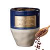 Taza de Café de Oriente Medio de 265ml Taza Estilo Saudí Taza para Té con Leche Taza de Cerámica para Pareja Taza con Flor Tirada Taza de Oficina Regalo para Amigos