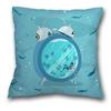 Creative Spaceman Astronaut Pillowcase Blue Green Cushion Cover Sofa Office Seat    Ornament Home Decoration