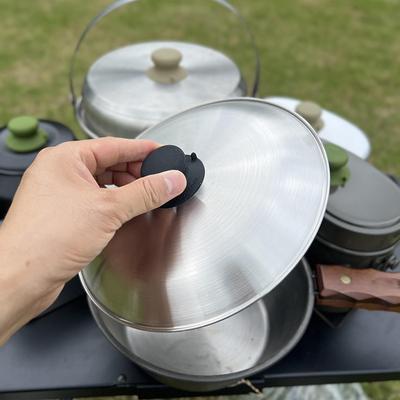 Universal Silicone Pot Lid Handle Replacement Knob Non-Slip Heat Resistant Outdoor Cooking Accessory Compact Pan Lid Handle