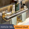 Bathroom Accessories Set Acrylic+Aluminum Alloy Towel Rack Shelf Bar Wall Mounted Toilet Paper Brush Holder Clothes Hook 31000