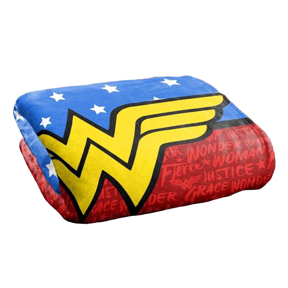 Wonder Woman Silky Logo Supersoft Blanket