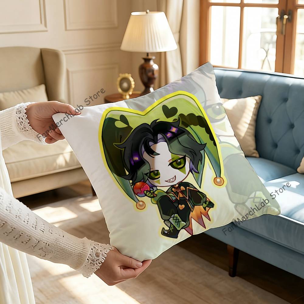 Game TThe Freak CCircus Pillow Case Plush Fabric Soft Pillowcase Double Sided Print Sofa Cushion Cover Throw