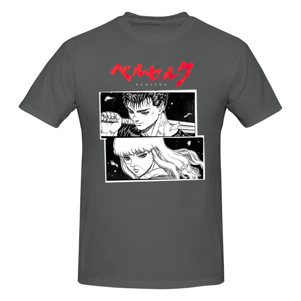Piece Guts Griffith Funny Cotton TShirt BBerserker Anime Tees Tops For Unisex