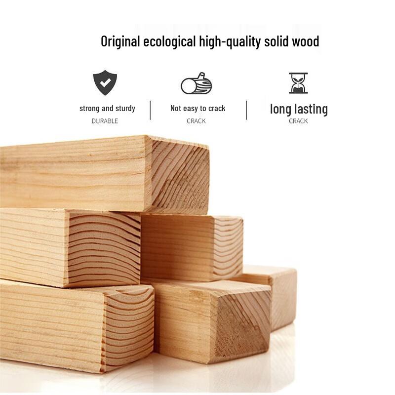 Long Dun I-Beam Wooden Push-up Bars