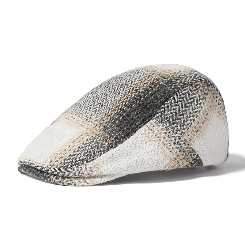 Cowboystoff Andetungehatt Herre Retro Fremoverlue Englandstil Beret Herre- og damehatt