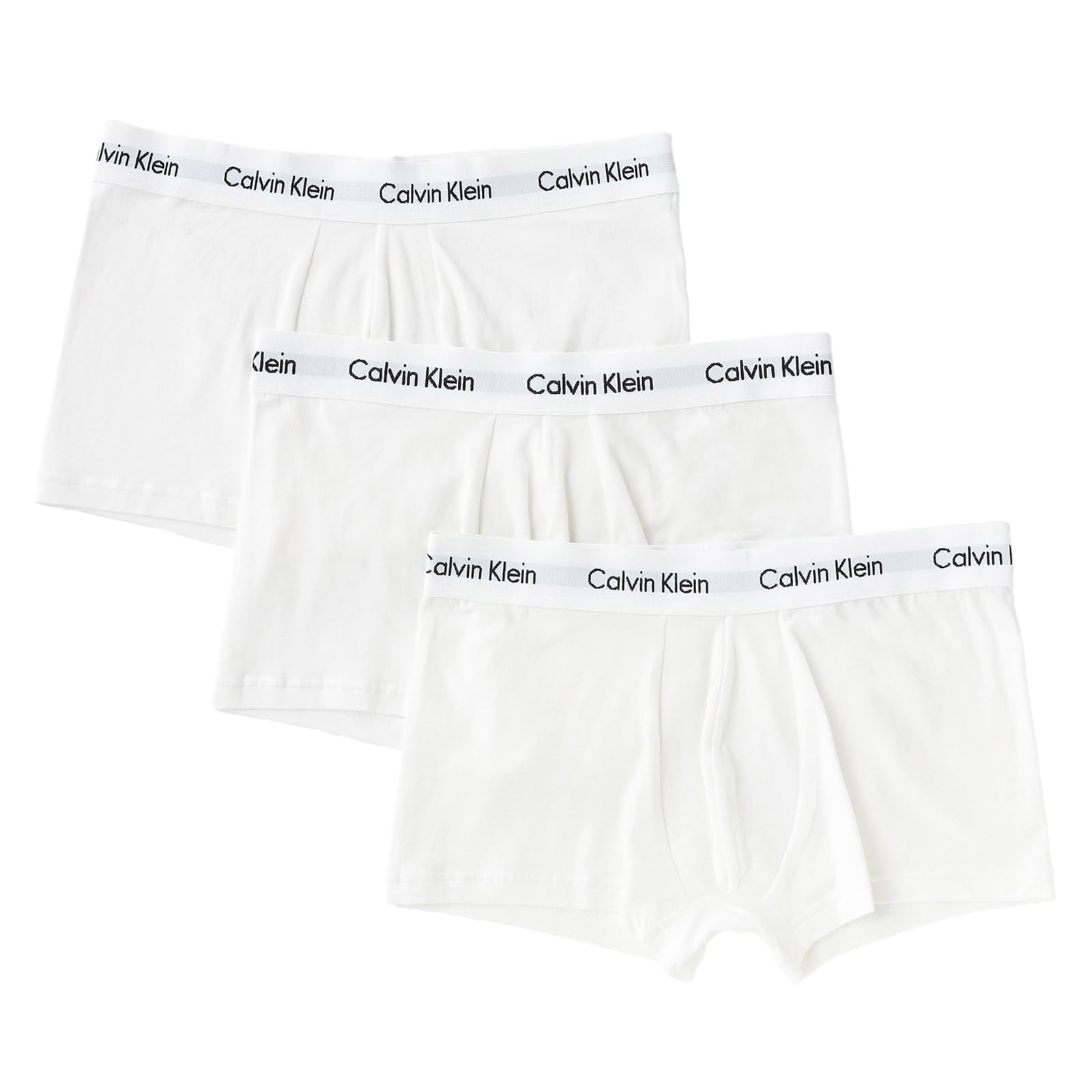 

Cotton Stretch Boxer Briefs U2664 100 XL [Calvin Klein] [Official Brand] 3-Pack белый