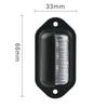 1/2Pcs Car License Plate Lights 6 LED 500LM Universal Auto Truck Bus Motorcycle Taillight Night Safety Driving Side Lamp Light