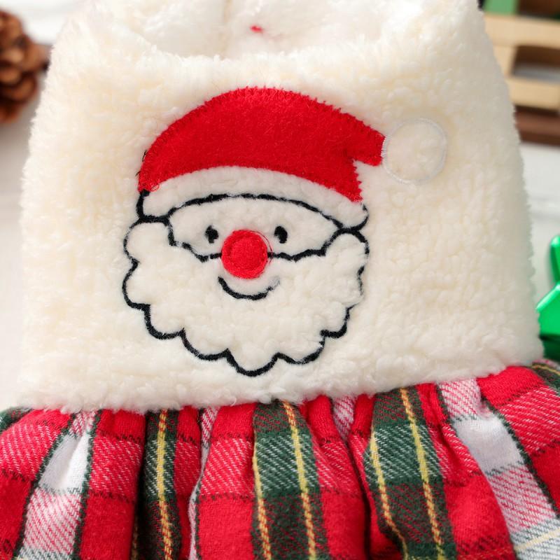 Pet Circle Dog Winter Costume Small Breed Puppy Christmas Santa Outfit Cotton Dress Dogs
