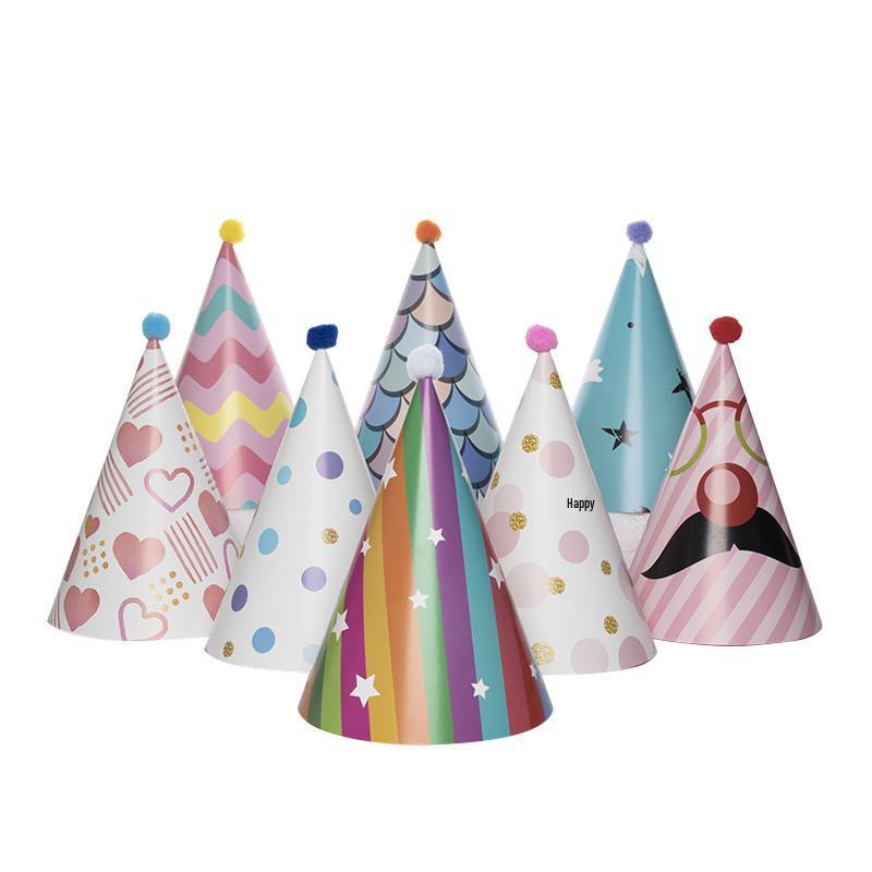 Large Birthday Cake Hat for Adults & Kids - Party Costume Decoration