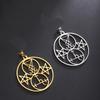 Dawapara Lilith Sigil Pendant Solomon Demon Seal Marbas Pagan Amulet Mythology Stainless Steel Charms for Jewelry Making