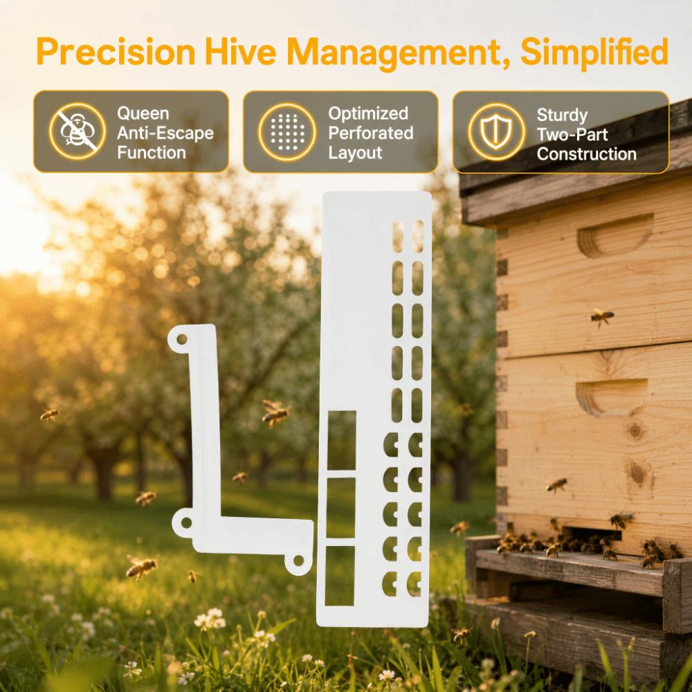 40 Sets Plastic Bee Anti Escape Tool Durable Beehive Entrance Baffle  Beehive