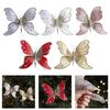 Glittering Foam Cloth Butterfly Ornament 25Cm Length Design Festival Party Home Decoration Christmas Tree Accessories