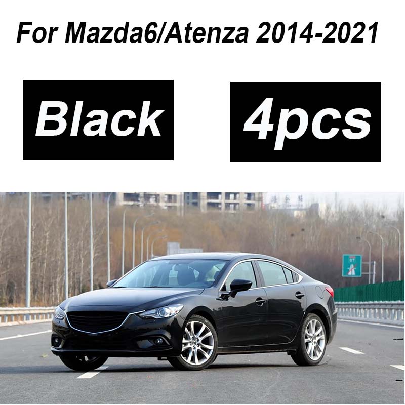 4PCS Painted For Mazda6 2017 Accessories 2014- Front Mud Flaps Rear Muds Guards Flaps Fenders Flares Wheels Car Accessories