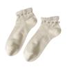 Fashion Elastic Lace Ruffle Socks Low Tube Mesh Women Ankle Socks Preppy Style Breathable Princess Dress Socks Women Girls