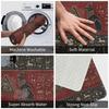 Ancient Egypt Eye Of Horus Egyptian Bastet Cat Doormat Water oil proof Carpet Rug Kitchen Entrance Home Floor Mat for Balcony