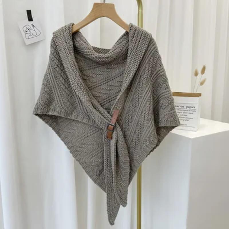 

Solid Cashmere Knitting Scarf Women Bandana Pashmina Scarves Poncho Foulard Hijab Winter Shawl Thickened Warm