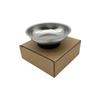 Magnetic Stainless Steel Bowl Set - 5-Piece Storage Plates in 3", 4", and 6" Sizes for Tools