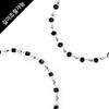 Glory_Arden [Unisex] 2-Style Black Bracelet / Ghmb-159