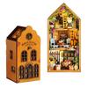 CUTEROOM DIY Dollhouse Wooden Miniature Kit with Wine Cellar for Kids and Adult Hobbies Hour Style - (Nell's Design)