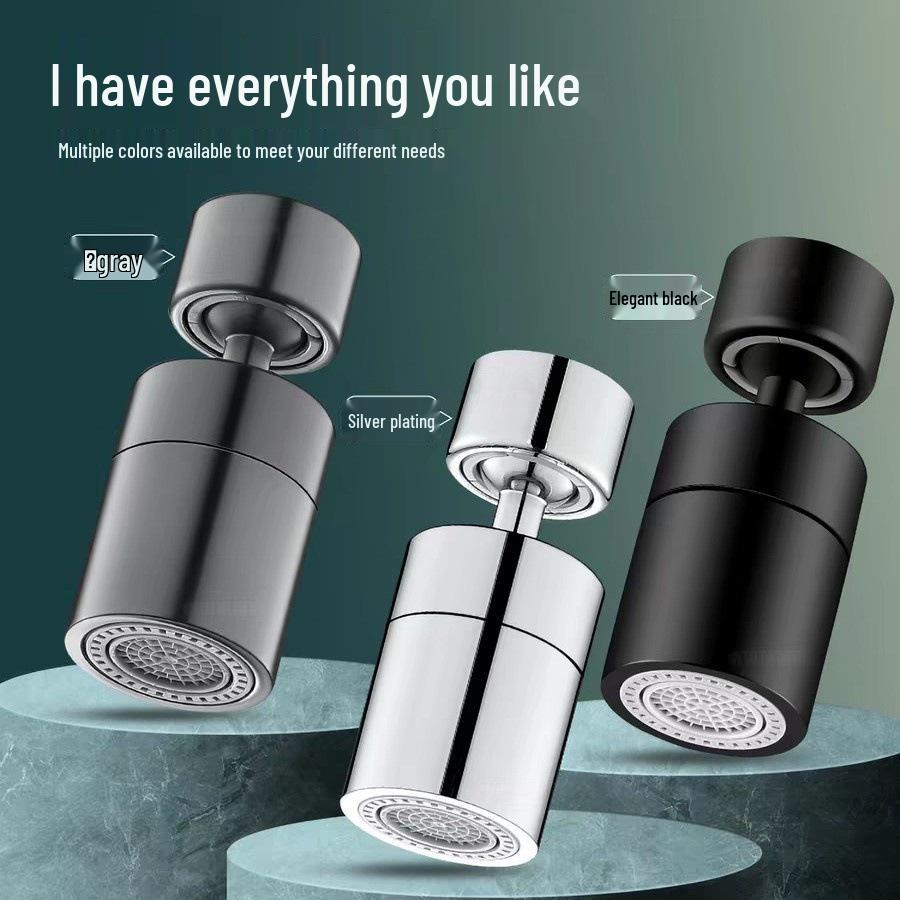 Universal Rotating Anti-Splash Kitchen Faucet Extender