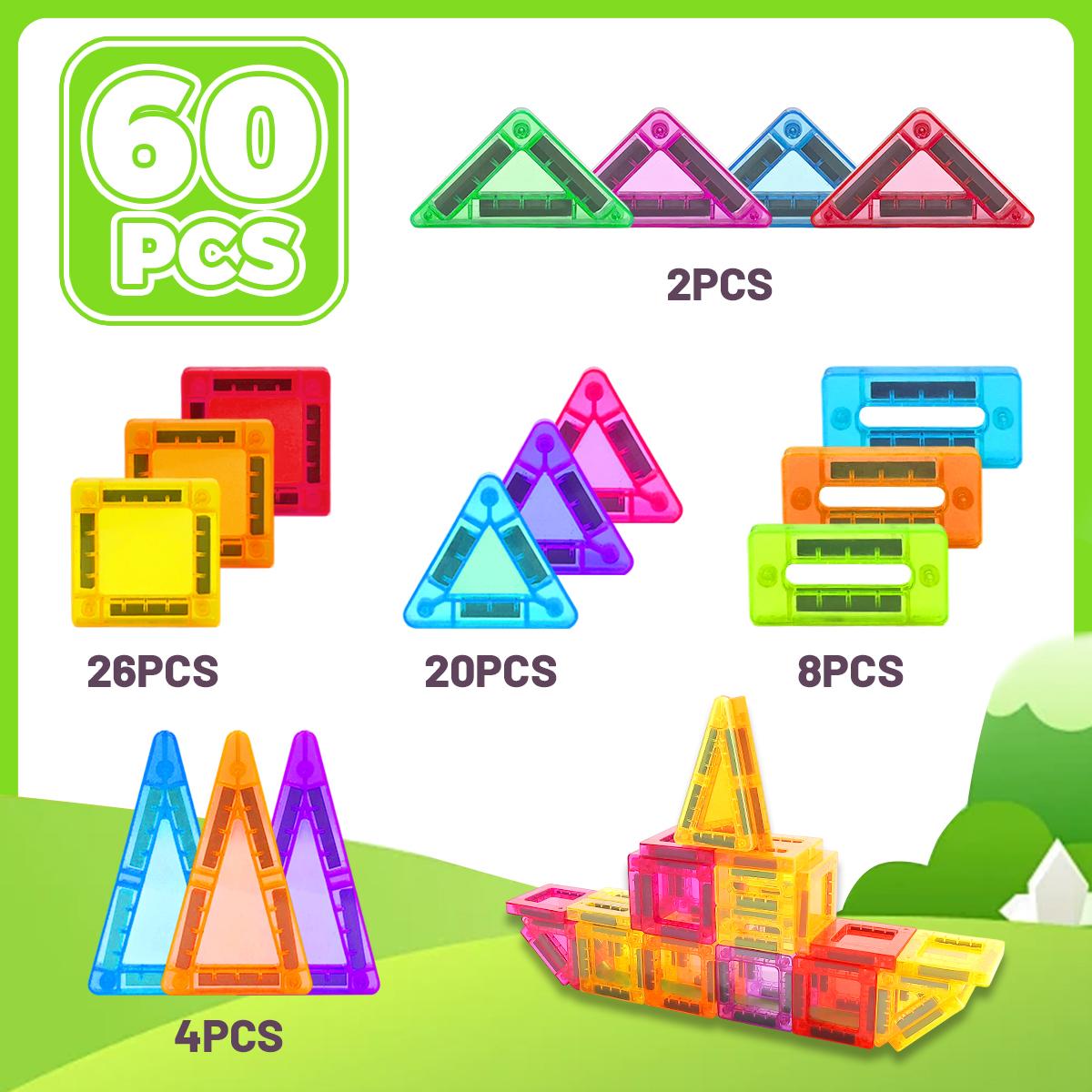 

Магнитные строительные блоки Конструкторы Мини-размер Сделай сам Монтессори Сенсорные Развивающие Магниты Игрушки Для Мальчиков Девочек Детей Подарок