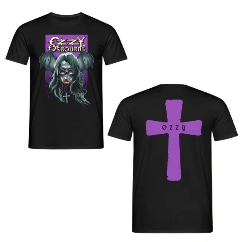 

Black Sabbath and Ozzy Osbourne Back To The Beginning Final Show 2025 T-shirt Cotton Casual Summer Oversize Streetwear Top S