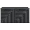 Wall Mounted TV Cabinet Black 59.5 X 41 X 30 Cm