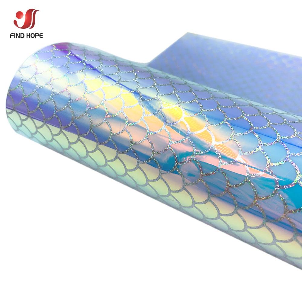12"x39" Iridescent Gradient Glitter Adhesive Vinyl Roll Self-Adhesive HTV for Silhouette Cut Craft Cutting Home Decals Cup Decor