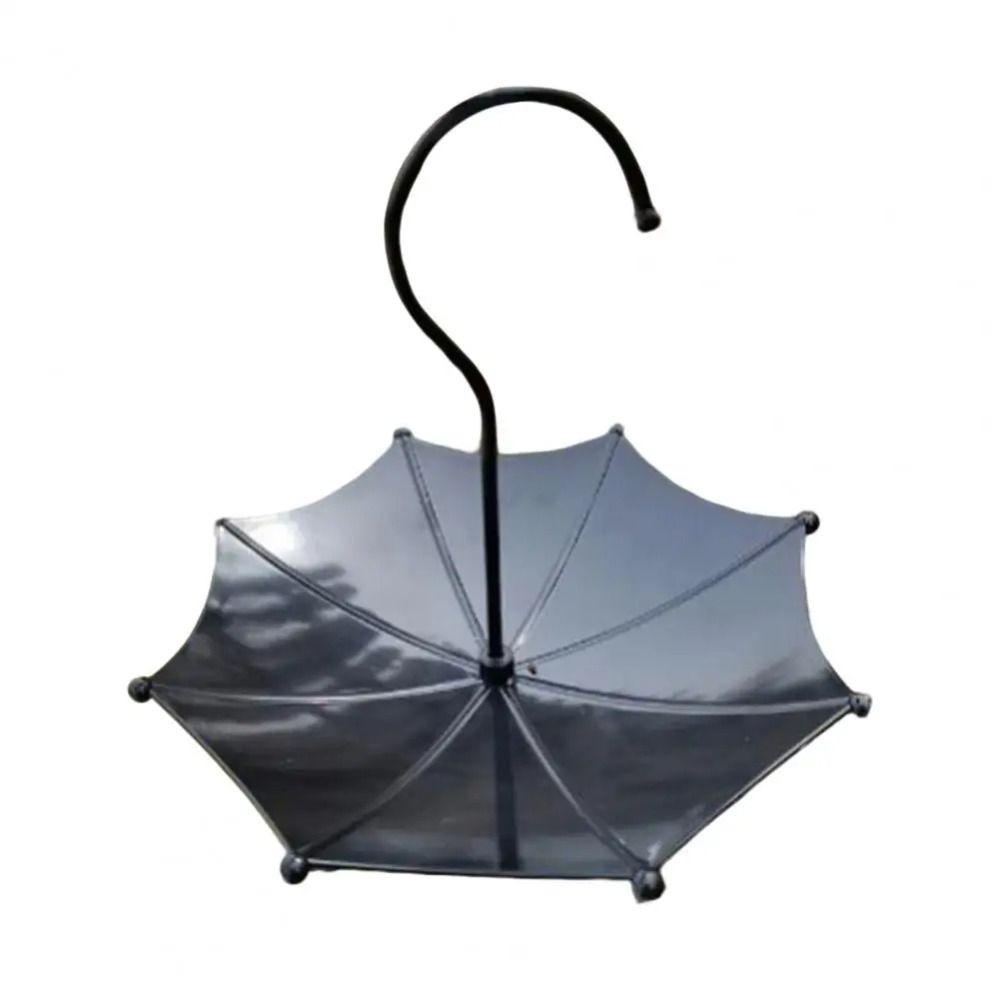 Umbrella Design Bird Feeding Tray Weatherproof Bird Bath Feeder Hanging Bird Feeder  Backyard