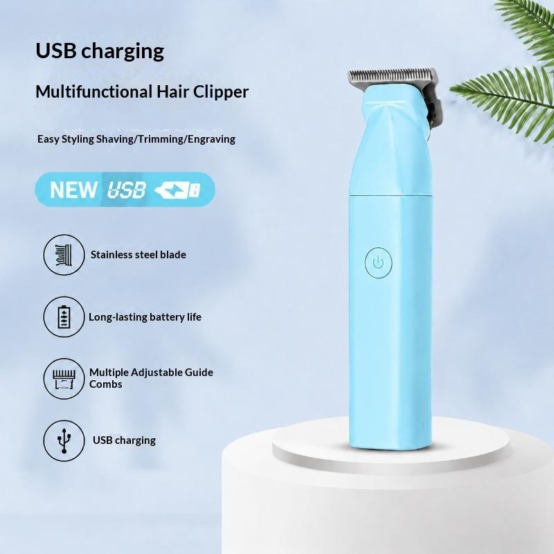 Electric Hair Clipper Hair Trimmer For Men Body Groomer & Pubic Waterproof Hair Trimmer Replaceable Blade