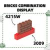 52Pcs/Lot 4215W 60581W 2x4 Thick Wall Construction Bricks MOC House Contruction Works With featuring Blocks Kids Playthings Gift Idea