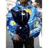 Graffiti Cartoon Pattern Man Hoodie Funny 3D Printed Sweatshirts Autumn New Casual Long Sleeves Pullover Unisex Tops Sweatshirt