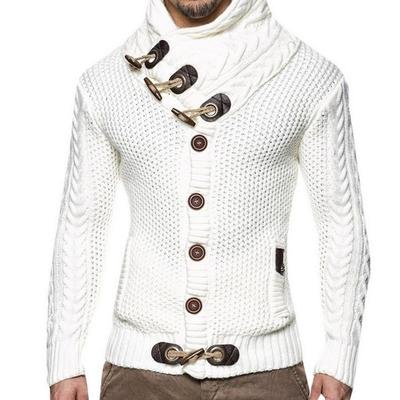 Heren 2019 Gesp Trui Vest Winter Warme Dikke Hedging Coltrui Breien Jumper Truien