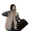 Autumn and winter new down jacket vest women's short stand-up collar versatile white duck down vest vest jacket