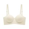 Thin breathable underwear women's small breasts gather and show large adjustment type flat chest special non-slip strapless half cup bra cover