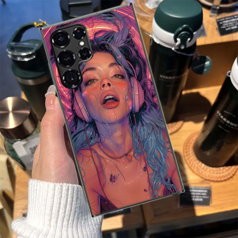 

DJ Music Poisoning Girl Cases Phone Case for Samsung Galaxy S26 Ultra S25 Edge S24 S23 FE S21 Plus S20 S22 S10 Cover TPU Capa Sh Samsung S25 Edge