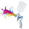 Low Volume Low Pressure   Spray Gravity Feed Sprayer with 1.3mm Nozzle 600  Cup for Car Furniture Fence Painting